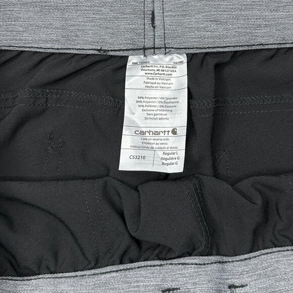 NWT Carhartt Women Force Cross Flex Black Pants, Large Utility Scrubs Workwear - Picture 6 of 7